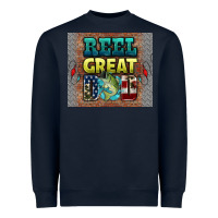 Navy reel great dad Heavyweight Sweatshirt - HRA Design Shop
