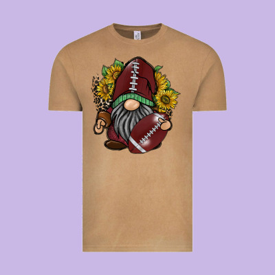 Football Gnome Vintage Tee Designed By Racoondesign