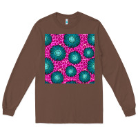 Chestnut floral pink leopard seamless pattern Long Sleeve Tee - BundleAndBundleShop