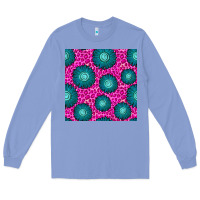 Floral Pink Leopard Seamless Pattern Long Sleeve Tee | Teevron
