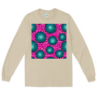 Mushroom floral pink leopard seamless pattern Long Sleeve Tee - BundleAndBundleShop
