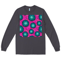 Smoke floral pink leopard seamless pattern Long Sleeve Tee - BundleAndBundleShop