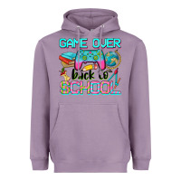 Lavender game over back to school Heavyweight Hoodie - NancyCooperArtShop