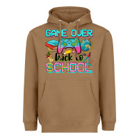 Toasted Coconut game over back to school Heavyweight Hoodie - NancyCooperArtShop