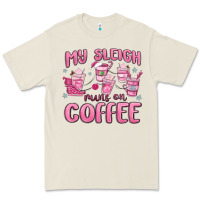 Bone my sleigh runs on coffee Premium Tee - MaliasSmallBusiness