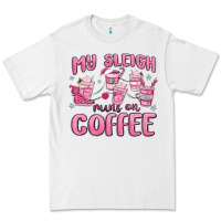 White my sleigh runs on coffee Premium Tee - MaliasSmallBusiness