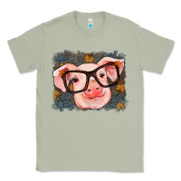 Matcha Fall Autumn Pig Classic Tee - RanaPortraitStore