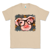 Mushroom Fall Autumn Pig Classic Tee - RanaPortraitStore