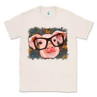 Natural Fall Autumn Pig Classic Tee - RanaPortraitStore