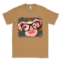 Toasted Coconut Fall Autumn Pig Classic Tee - RanaPortraitStore