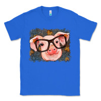True Royal Fall Autumn Pig Classic Tee - RanaPortraitStore