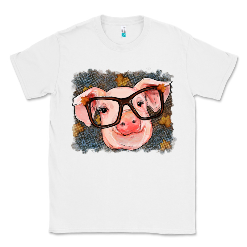 Fall Autumn Pig Classic Tee by RanaPortraitStore | Teevron