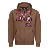 Chestnut Just Mom It Zipper Hoodie - Jasminsmagicworld
