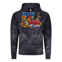 Cloud Black Proud army mom 4th of july Vintage Hoodie - CowGirlArtShop