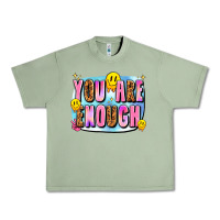 Oil Green you are enough Urban Heavy Tee - JahusDesignShop