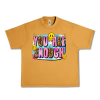 Peanut Butter you are enough Urban Heavy Tee - JahusDesignShop