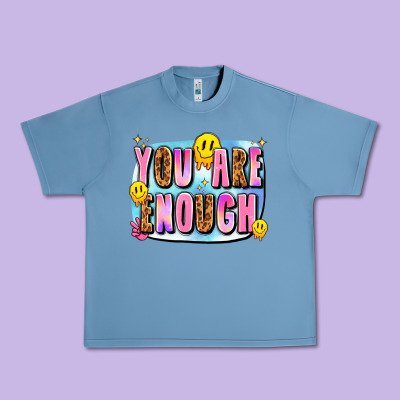 You Are Enough Urban Heavy Tee Designed By Jahusdesignshop
