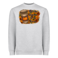 Heather Grey tis the season to be basic Heavyweight Sweatshirt - RacoonDesign