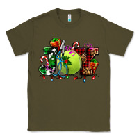 Army Green joy and tennis christmas Classic Tee - AdoDesignShop