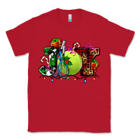 Red joy and tennis christmas Classic Tee - AdoDesignShop