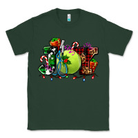 Sports Green joy and tennis christmas Classic Tee - AdoDesignShop