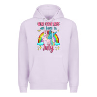 Lilac unicorns are born in july Premium Hoodie - Jasminsmagicworld