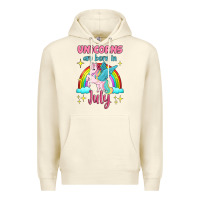 Sandshell unicorns are born in july Premium Hoodie - Jasminsmagicworld