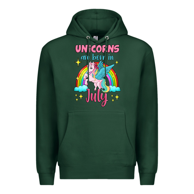Unicorns Are Born In July Premium Hoodie by Jasminsmagicworld | Teevron