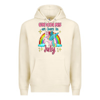 Tofu unicorns are born in july Premium Hoodie - Jasminsmagicworld