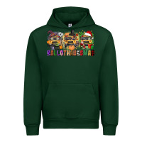 Forest Green hallothanksmas Urban Hoodie - texasbilliewilder