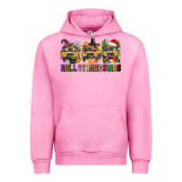 Fuchsia Pink hallothanksmas Urban Hoodie - texasbilliewilder