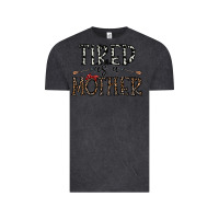 Vintage Black tired as a mother Vintage Tee - CowhideDigitalArt