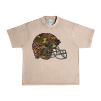 French Oak American football helmet Urban Heavy Tee - BarkalooDesign