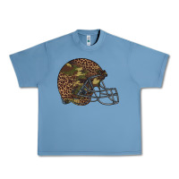 Pebble Blue American football helmet Urban Heavy Tee - BarkalooDesign