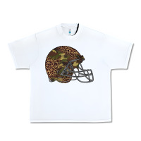 White American football helmet Urban Heavy Tee - BarkalooDesign