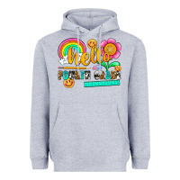 Heather Grey hello fourth grade Heavyweight Hoodie - NancyCooperArtShop