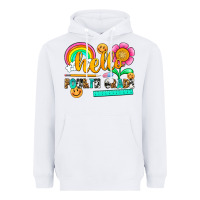 White hello fourth grade Heavyweight Hoodie - NancyCooperArtShop