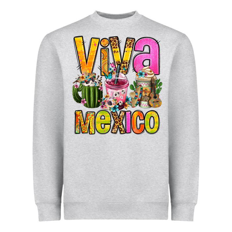 Viva Mexico Mexican Coffee Cups Heavyweight Sweatshirt by FaDigitalArtStudio | Teevron