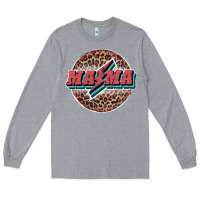 Heather Grey mama Long Sleeve Tee - JahusDesignShop