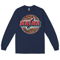 Navy mama Long Sleeve Tee - JahusDesignShop
