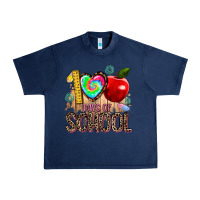 Navy 100 days of school Urban Heavy Tee - AdoDesignShop