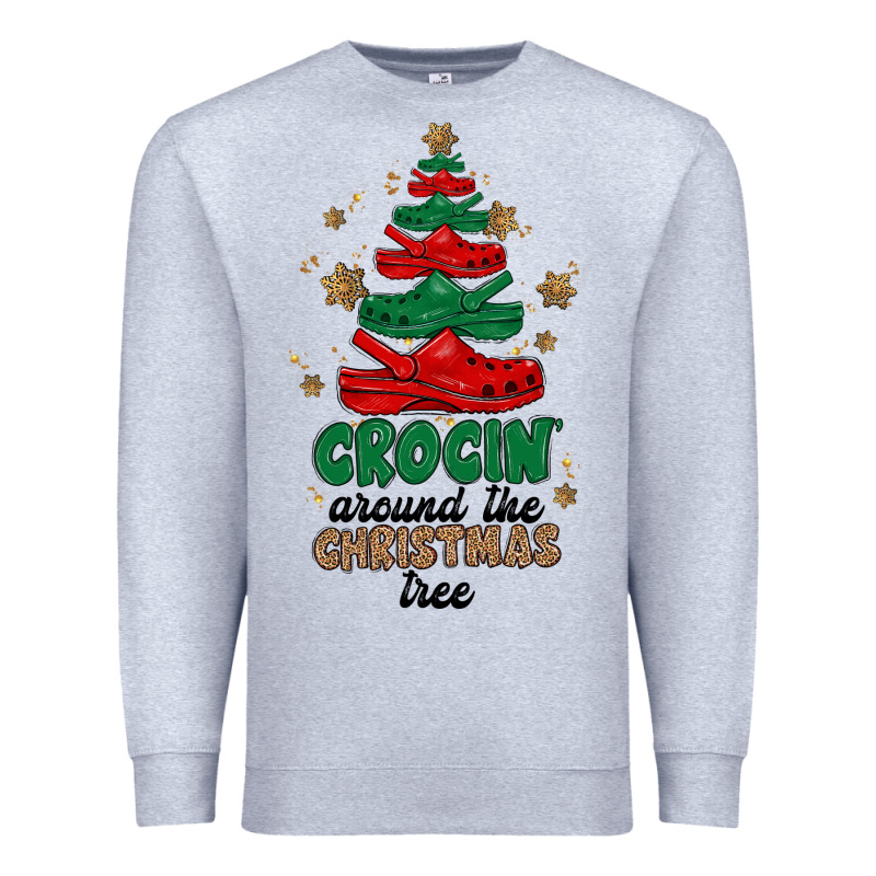 Crocin Around The Christmas Tree Premium Sweatshirt by MaliasSmallBusiness | Teevron