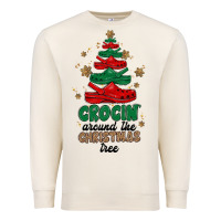 Sandshell crocin around the christmas tree Premium Sweatshirt - MaliasSmallBusiness