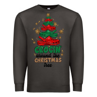 Smoke crocin around the christmas tree Premium Sweatshirt - MaliasSmallBusiness