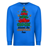 True Royal crocin around the christmas tree Premium Sweatshirt - MaliasSmallBusiness