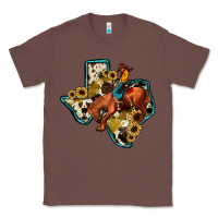 Chestnut rodeo sunflower texas map Classic Tee - JahusDesignShop