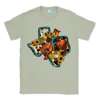 Matcha rodeo sunflower texas map Classic Tee - JahusDesignShop