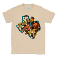 Mushroom rodeo sunflower texas map Classic Tee - JahusDesignShop