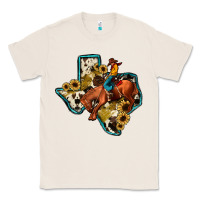 Natural rodeo sunflower texas map Classic Tee - JahusDesignShop
