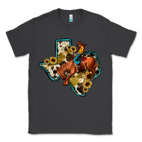 Smoke rodeo sunflower texas map Classic Tee - JahusDesignShop
